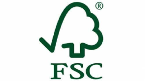 Limited environmental impact - use of FSC certified wood panels